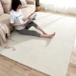 【凡尼塔】現代簡約羊羔絨地毯(160*230cm 北歐 仿羊絨 短毛 白色 保溫保暖 房間 客廳 床邊 臥室)