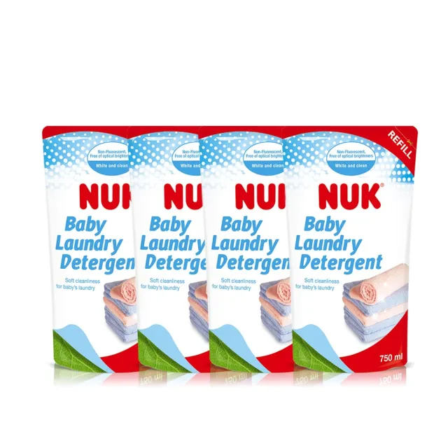 【NUK 官方直營】嬰兒洗衣精促銷組750mLx4