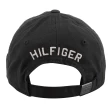 【Tommy Hilfiger】繡線大英文字母旗標標誌棒球帽(深灰)