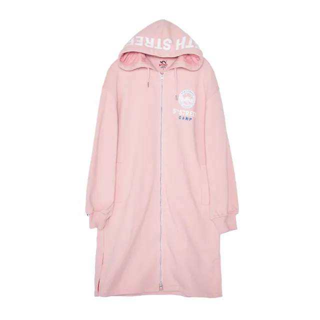 【5th STREET】女裝修身長版外套-粉紅