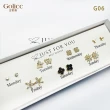 【Golicc】耳環  一周耳釘 倒數日期 7日 心情套裝組(雙十 萬聖節 生日 飾品 耳釘 耳飾 耳墜 禮物)