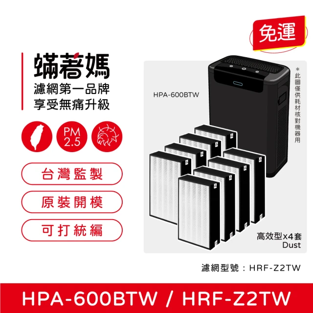 蟎著媽 HEPA濾網一套2入組(適用 Honeywell H