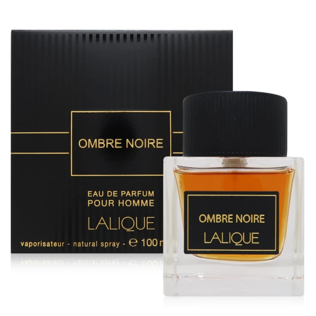 LALIQUE 萊儷 Ombre Noire 黑影男性淡香精 EDP 100ml(國際航空版)