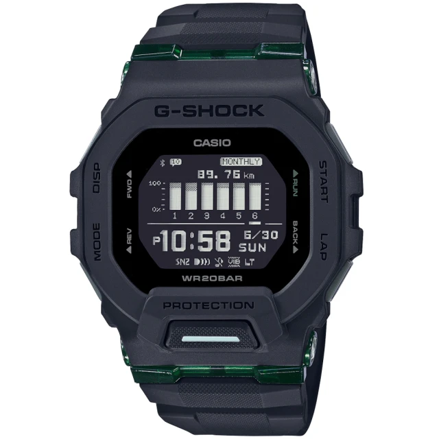 CASIO 卡西歐CASIO 卡西歐 G-SHOCK 藍芽連線 都市街頭風格電子腕錶(GBD-200UU-1)