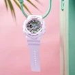 【CASIO 卡西歐】BABY-G 柔和色彩雙顯腕錶 禮物推薦 畢業禮物(BA-110XPM-6A)