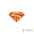 【Just Gold 鎮金店】繽紛派對系列 黃金單耳耳環-超級英雄