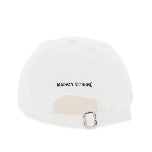 Maison Kitsune】Fox Head 小狐狸頭帽子棒球帽白色- momo購物網- 好評 