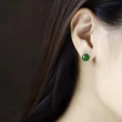 【MoonDy】耳環 耳釘 和田玉耳環 水晶耳環 韓國耳環 女生飾品 玉耳環 翡翠耳環 翡翠耳釘 寶石耳環