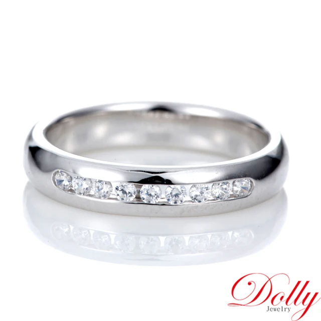 DOLLY 0.50克拉 14K金求婚戒完美車工鑽石戒指(0