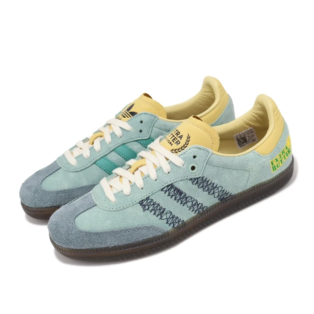 adidas 愛迪達adidas 愛迪達 X Extra Butter Samba Consortium Cup 聯名 德訓鞋 男女鞋 藍 黃(IE0174)