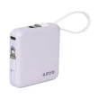 【KINYO】KPB-2302 5000mAh 10.5W 2孔輸出 小方塊行動電源(自帶線)