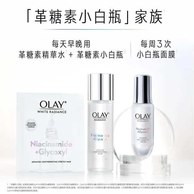 【OLAY 歐蕾】革糖素小白瓶 美白精華優惠組(30ML*1+6ML*5)