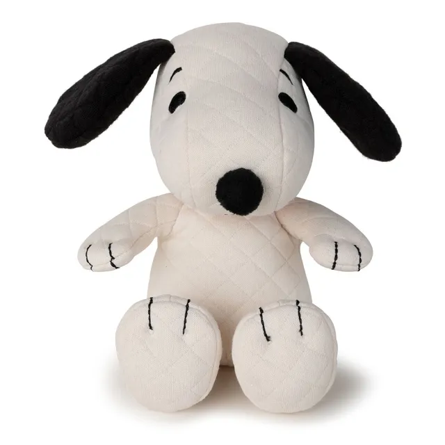 【BON TON TOYS】Snoopy史努比絎縫盒裝填充玩偶-奶油 17cm(玩偶、娃娃、公仔)
