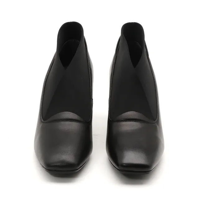 【FNACE】圍巾踝靴(黑色)