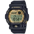 【CASIO 卡西歐】G-SHOCK 時尚黑金電子腕錶 母親節 禮物(GD-350GB-1)