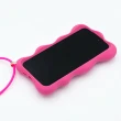 【Candies】iPhone 15 Pro 適用6.1吋 Happy & Free愛心手機殼(桃粉)