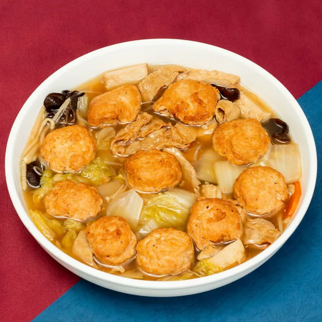 【如意生技】龍鳳呈祥海陸素食年菜3件組(純素4人份/3菜/組)