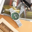 【CITIZEN 星辰】經典三眼 計時碼錶 日期 日本機芯 防水100米 不鏽鋼手錶 綠色 43mm(AN3690-56X)