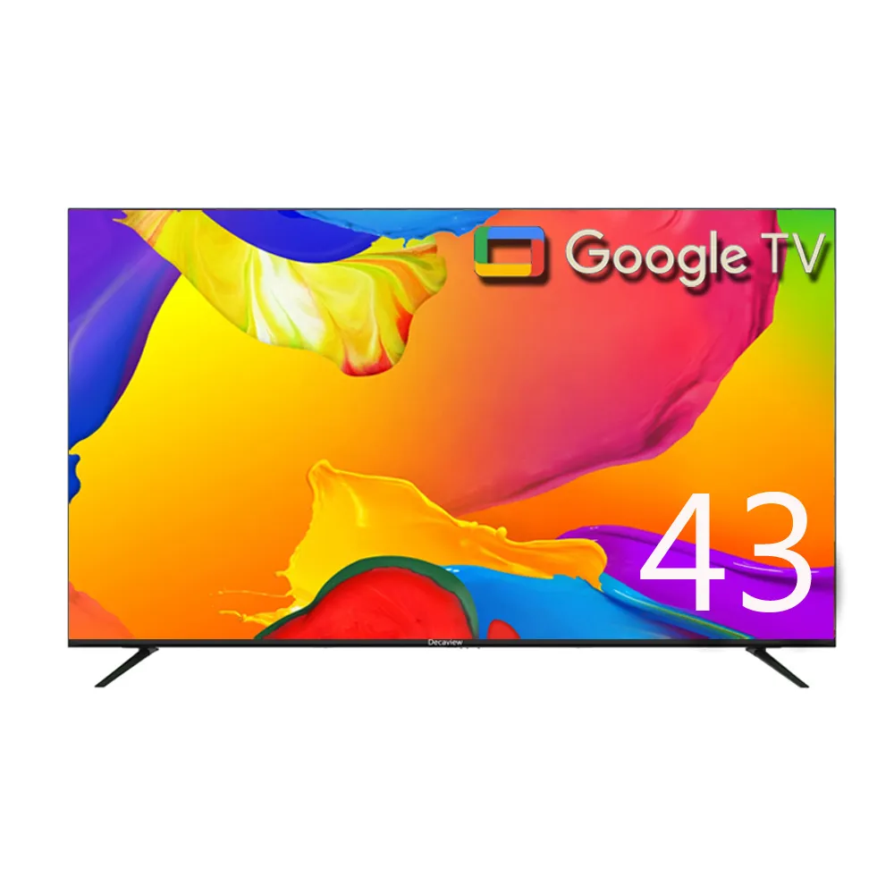 【DECAMAX】43型 4K Google TV 智慧顯示器(DMG-43TG30)