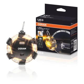 【Osram 歐司朗】LED旋轉閃爍警示燈(吸頂式／LED照明／掛鉤設計《買就送 OSRAM 修容組》)