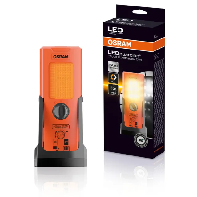 【Osram 歐司朗】LED立式警示燈 TA19(警示架／LED照明《買就送 輕巧型LED手電筒》)