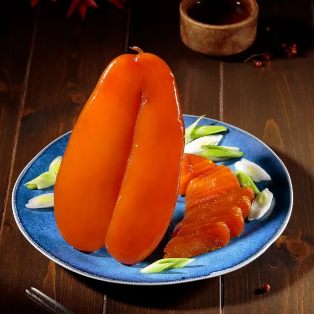 【華得水產】東港野生烏魚子禮盒1盒(5兩/片/盒 附提袋x1 春節禮盒 送禮)