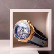 【NSQUARE】SNAKE QUEEN蛇后系列 愛時 施華洛世奇水晶蛇紋46mm自動機械腕錶(紫羅蘭/風暴藍 L0471-N11.13)