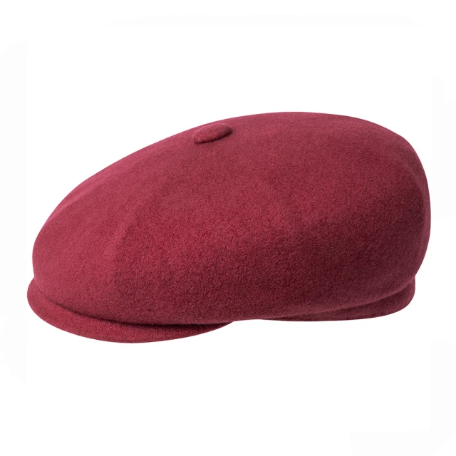 KANGOL WOOL HAWKER 鴨舌帽(莓果色)