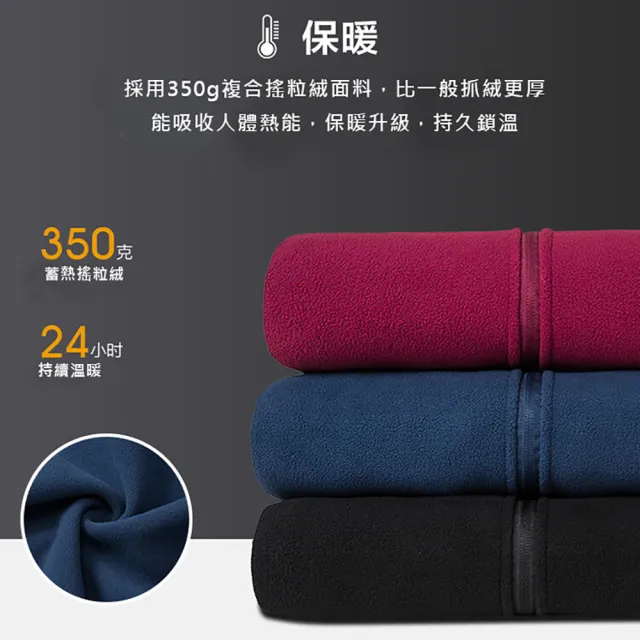 【Billgo】*現貨*XL-8XL百搭Fleece聚熱搖粒絨立領連帽外套 3色(素色、百搭、大尺碼)