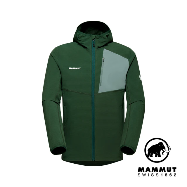 Mammut 長毛象 Madris Light ML Hooded Jacket Men 防風刷毛連帽外套 綠樹林 男款 #1014-03841