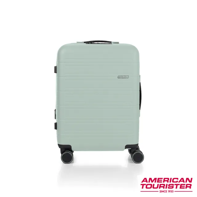 【AMERICAN TOURISTER 美國旅行者】20吋 NOVASTREAM 抗菌環保可擴充PC防盜拉鍊登機箱/行李箱(多色可選)