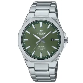 【CASIO 卡西歐】EDIFICE 輕薄設計 八角錶圈 運動腕錶 618 年中慶 禮物(EFR-S108D-3AV)