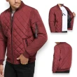 【Calvin Klein 凱文克萊】CK 男生 風衣外套 菱格紋 鋪棉 MA1 男款 防風 飛行外套