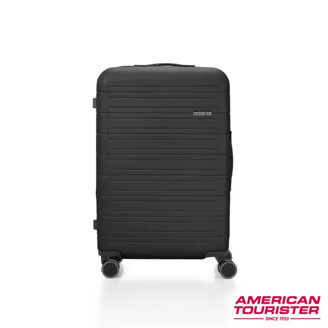 【AMERICAN TOURISTER 美國旅行者】24吋 NOVASTREAM 抗菌環保可擴充PC防盜拉鍊行李箱(多色可選)