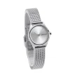 【Calvin Klein 凱文克萊】minimal系列 簡約白面銀框 銀色米蘭帶 小錶徑 手錶 對錶 CK錶 24mm(K3M231Y6)