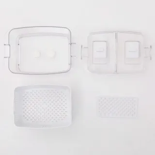 【NITORI 宜得利家居】冰箱用 冷藏用可瀝水保鮮盒 2 SS(冰箱用 冷藏用 保鮮盒)