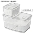 【NITORI 宜得利家居】冰箱用 冷藏用可瀝水保鮮盒 2 S(冰箱用 冷藏用 保鮮盒)