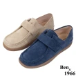 【Ben&1966】Ben&1966高級牛皮文青感舒適兩穿圓頭包鞋-藍238141