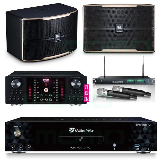 【金嗓】CPX-900 K1A+OKAUDIO DB-9AN+ACT-869+JBL Pasion 8(4TB點歌機+擴大機+無線麥克風+喇叭)