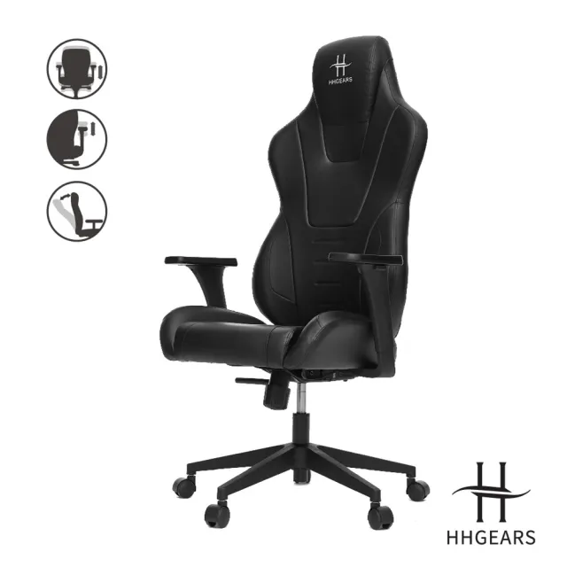 【HHGears】HHGears XL300 電競椅 黑(原廠保固一年)
