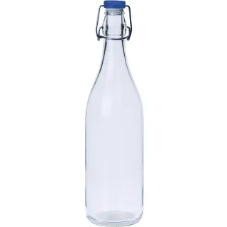 【EXCELSA】扣式密封玻璃水瓶 1L(水壺)
