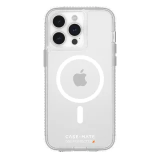 【CASE-MATE】美國 CASE·MATE iPhone 15 Pro Max Ultra Tough Plus D3O 極強悍防摔保護殼MagSafe(透明)