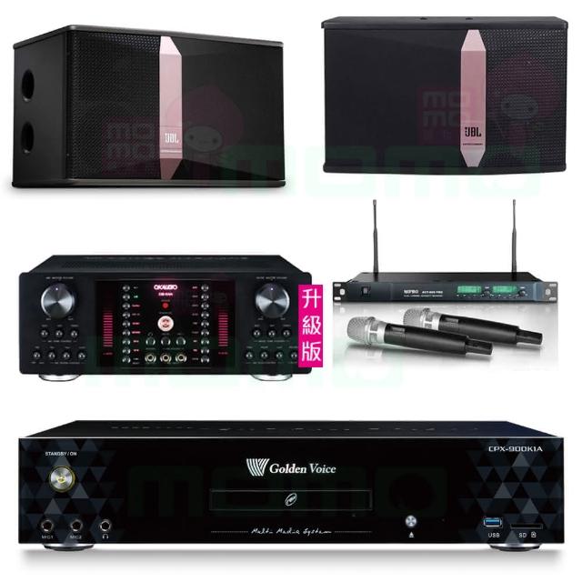 【金嗓】CPX-900 K1A+OKAUDIO DB-9AN+ACT-869+JBL Ki510(4TB點歌機+擴大機+無線麥克風+喇叭)