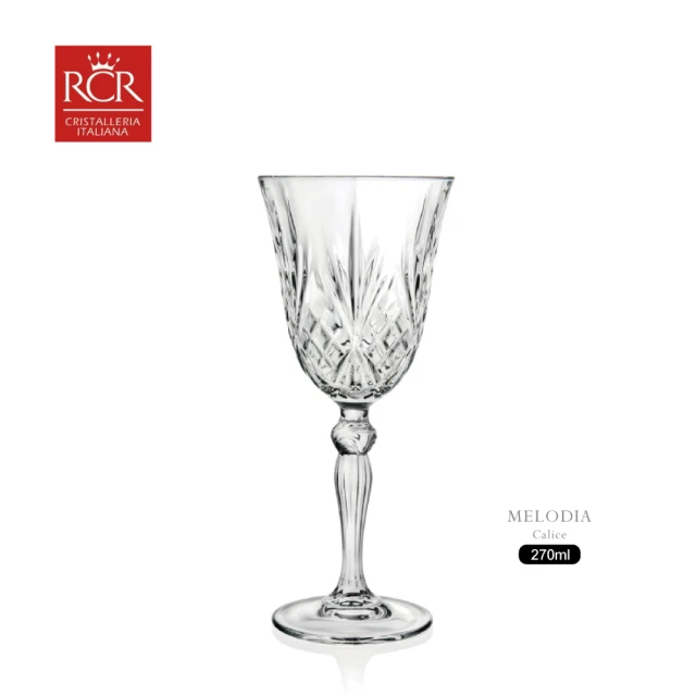 RCRRCR MELODIA Calice系列香檳杯(270ml無鉛水晶玻璃 歐式古典氣泡酒杯 KAYEN)