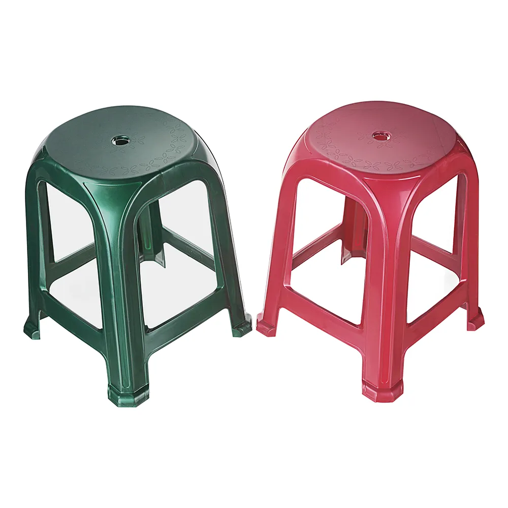 【KEYWAY 聯府】多特座椅-10入 紅/綠(塑膠椅 餐椅 MIT台灣製造)