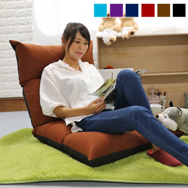 台客嚴選 日式五段式調整舒適和室椅(靠背椅 單人沙發 懶人沙