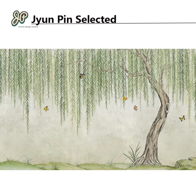 【Jyun Pin 駿品裝修】駿品嚴選TW018A(水墨系列壁紙/每坪)