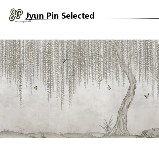 【Jyun Pin 駿品裝修】駿品嚴選TW018B(水墨系列壁紙/每坪)