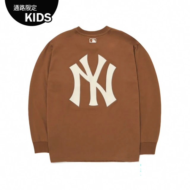 MLB 童裝 長袖T恤 紐約洋基隊(7ATSB0124-50BRS)