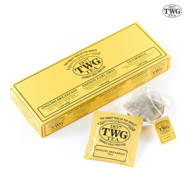 【TWG Tea】手工純棉茶包 經典茶包系列 15包/盒(Classic Teabag Selection)